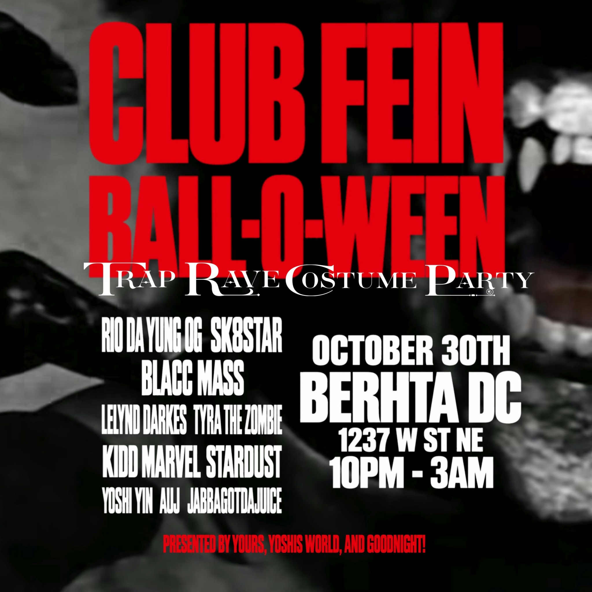 Ball-o-ween event flyer