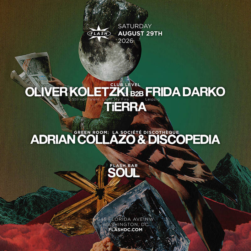 Oliver Koletzki b2b Frida Darko event flyer
