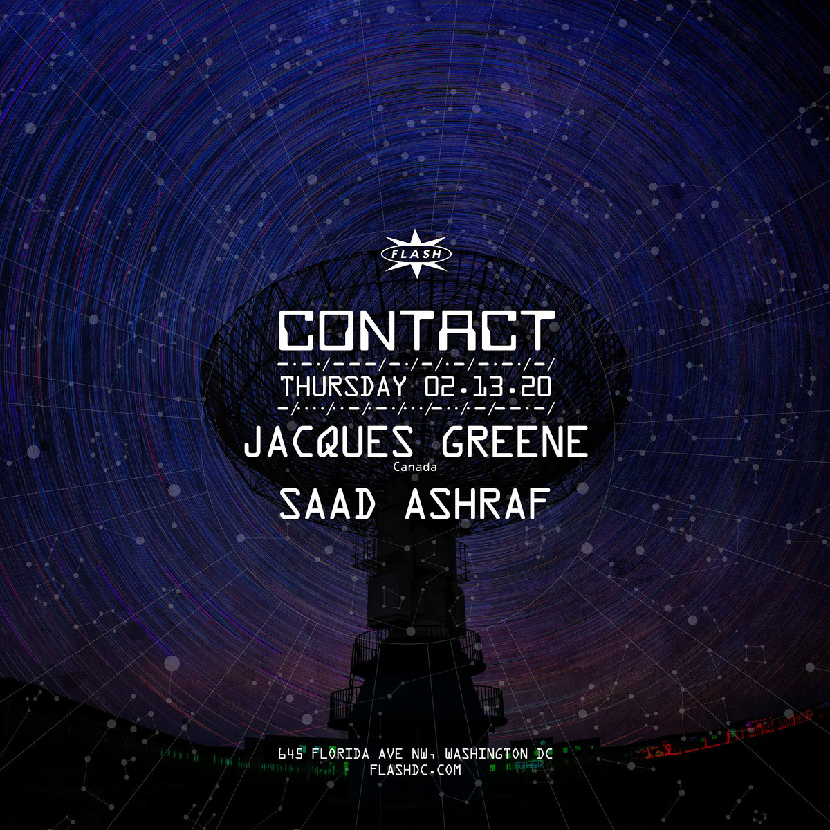 Event image for CONTACT: Jacques Greene