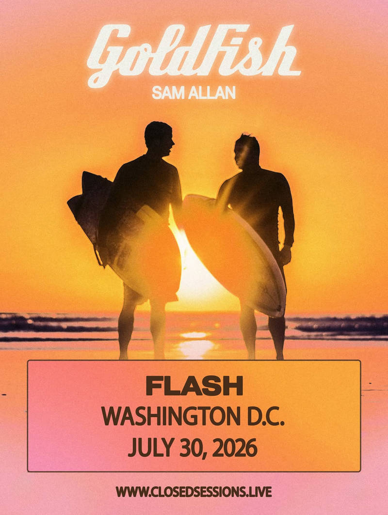 Sessions presents: Goldfish event flyer