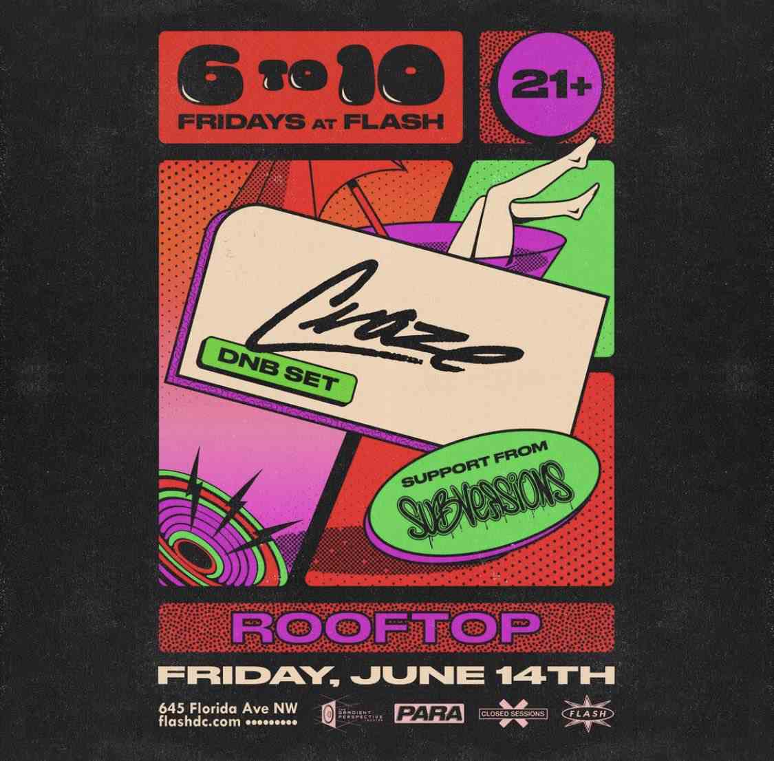 Event image for 6to10: Craze (DNB Set) at Flash Rooftop