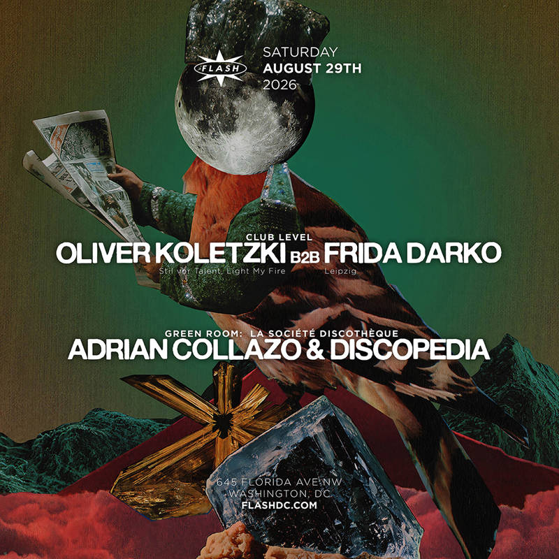 Oliver Koletzki b2b Frida Darko event flyer