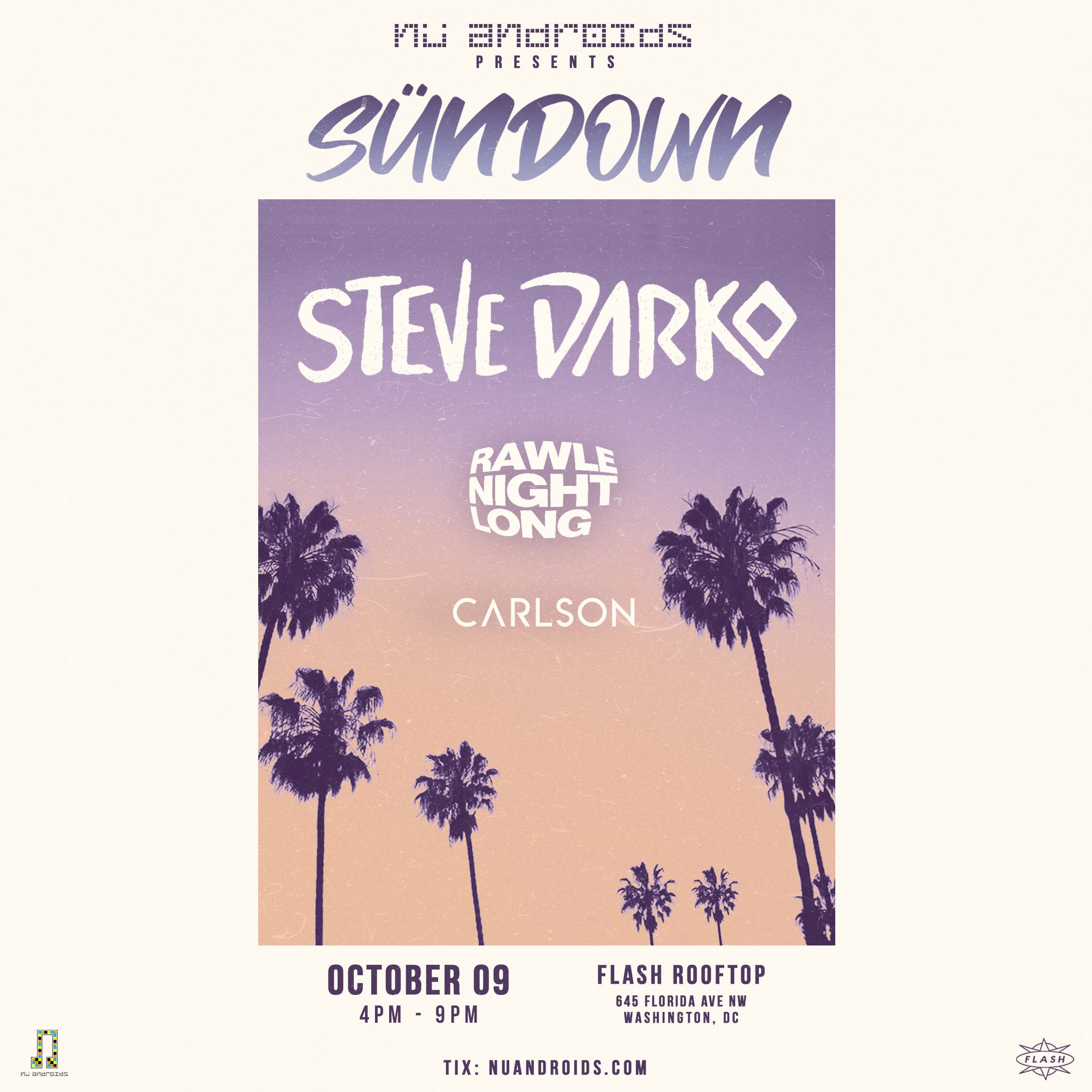 Event image for Nü Androids Presents SünDown: Steve Darko