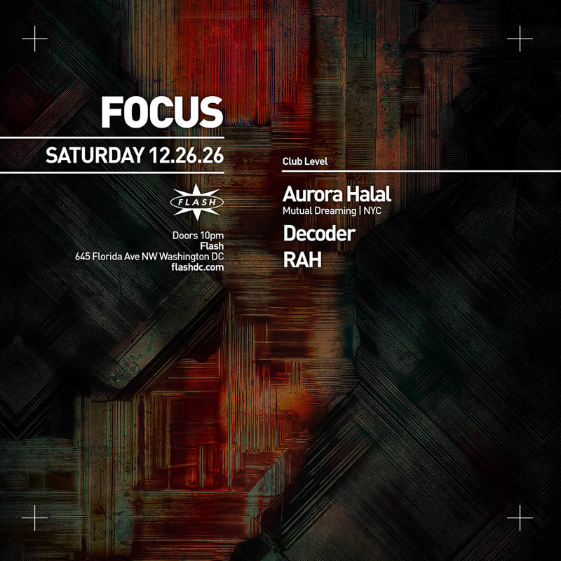 FOCUS: Aurora Halal - Decoder event flyer