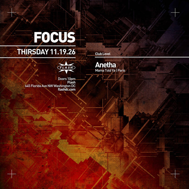FOCUS: Anetha event flyer