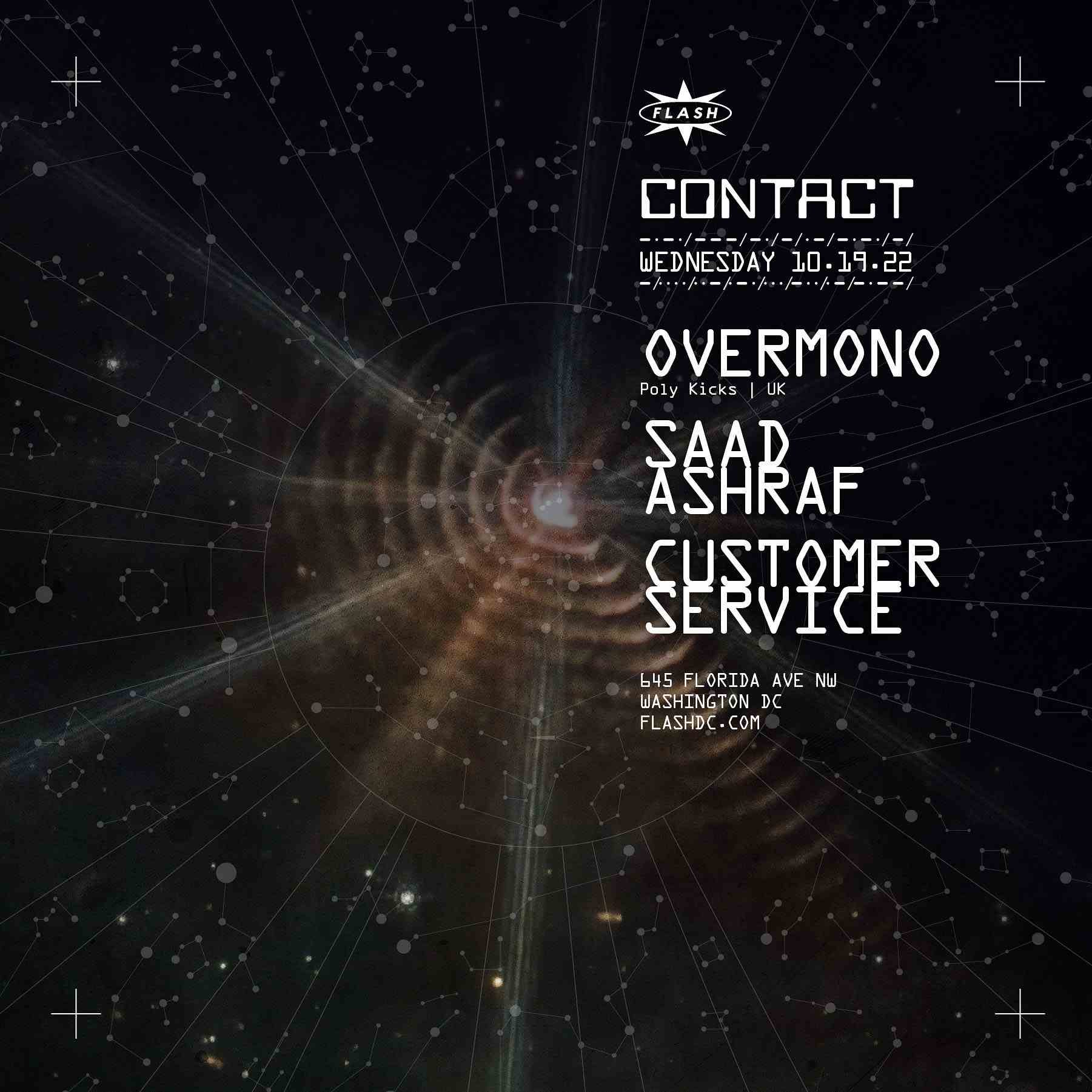 Event image for Overmono LiVE - Saad Ashraf - Customer Service