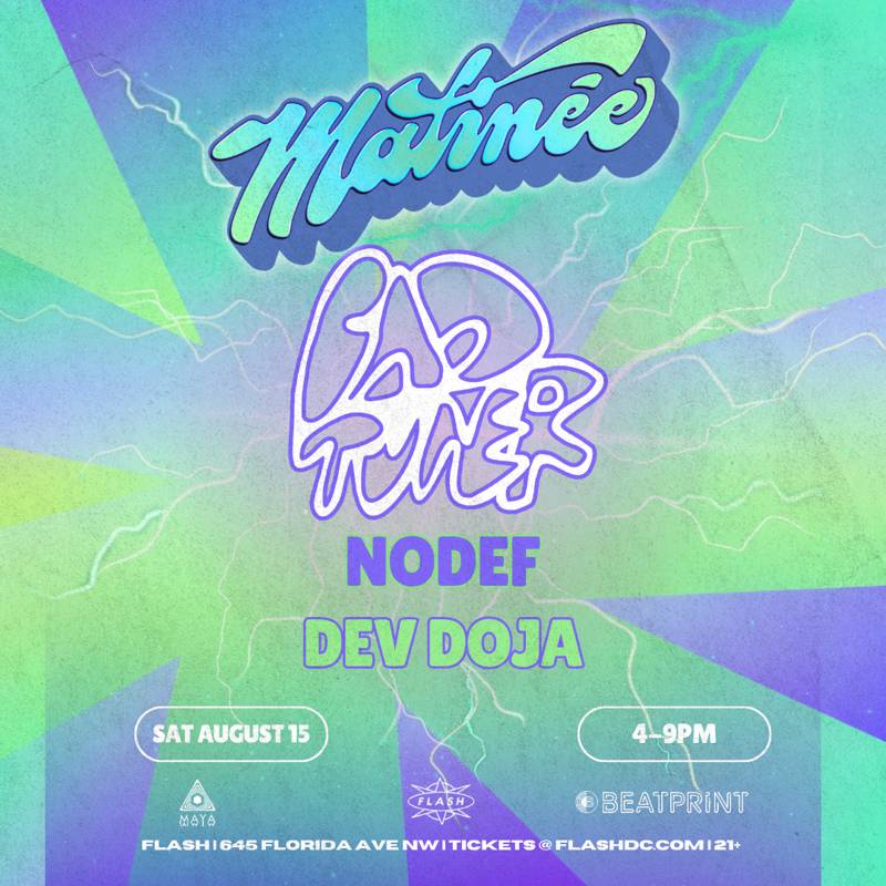 Matinée Presents: Bad Tuner event flyer