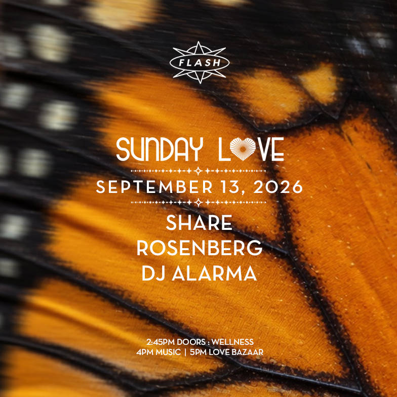 Sunday Love: SHARE - Rosenberg - DJ Alarma event flyer