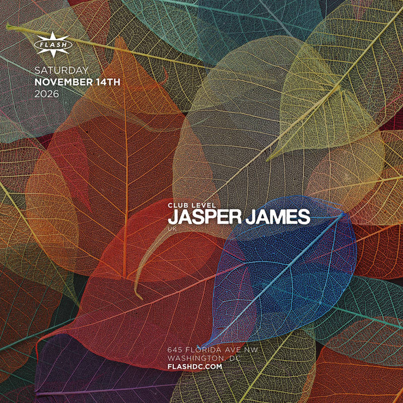 Jasper James event flyer