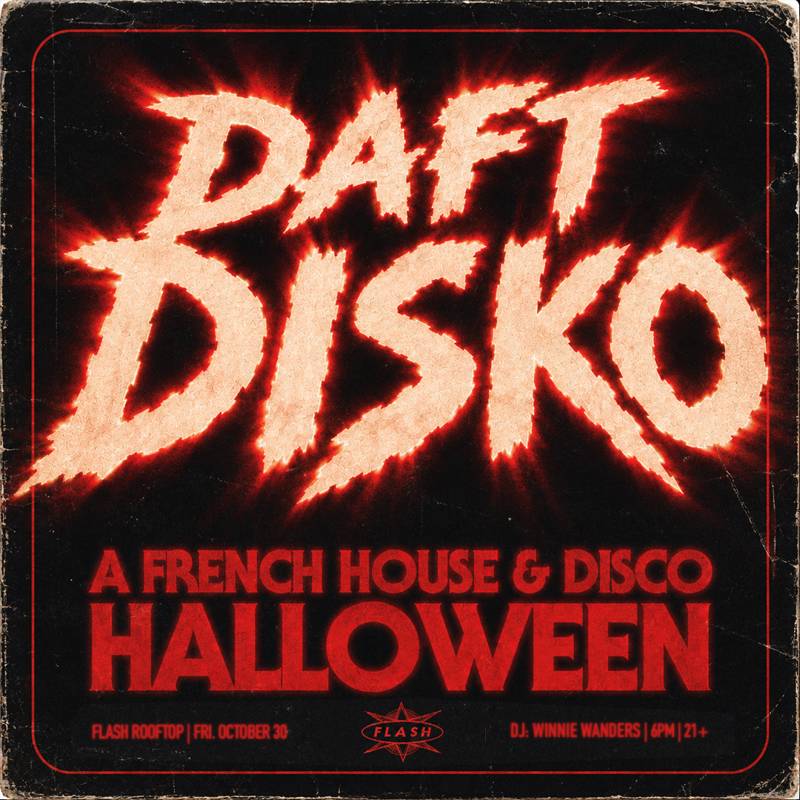 Daft Disko event flyer