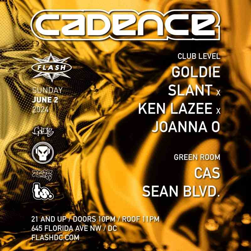 Event image for Flash x Cadence: Goldie