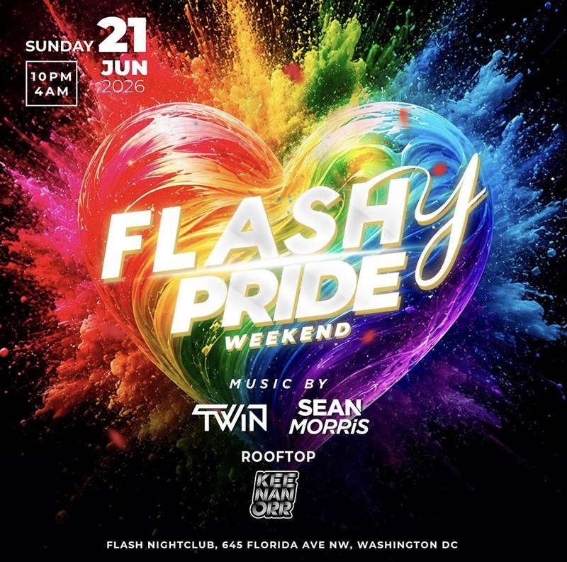 Flashy Pride Weekend! event flyer