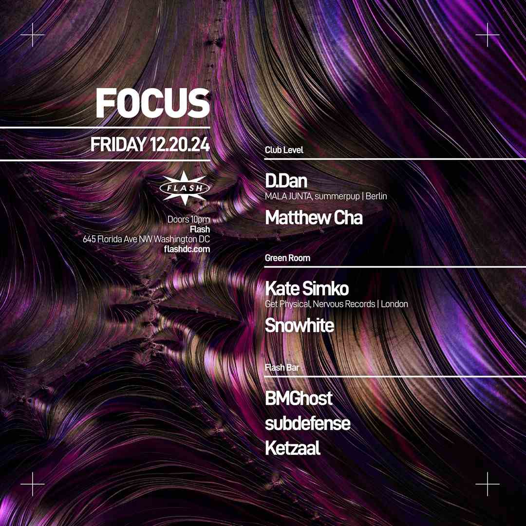 Event image for FOCUS: D.Dan