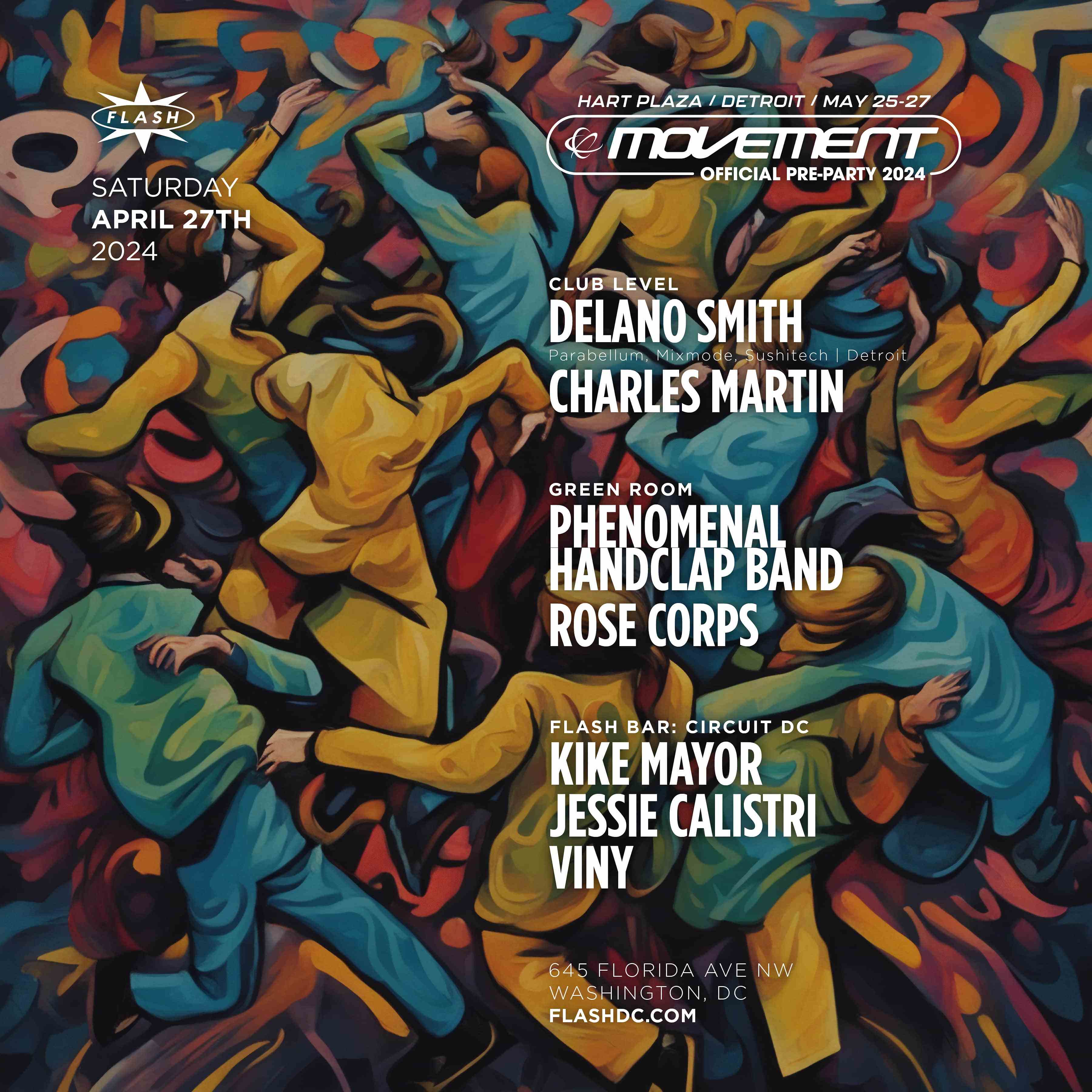 Event image for Movement Official Pre-Party: Delano Smith