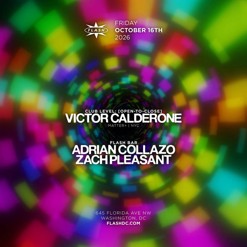 Victor Calderone [open-to-close] event flyer