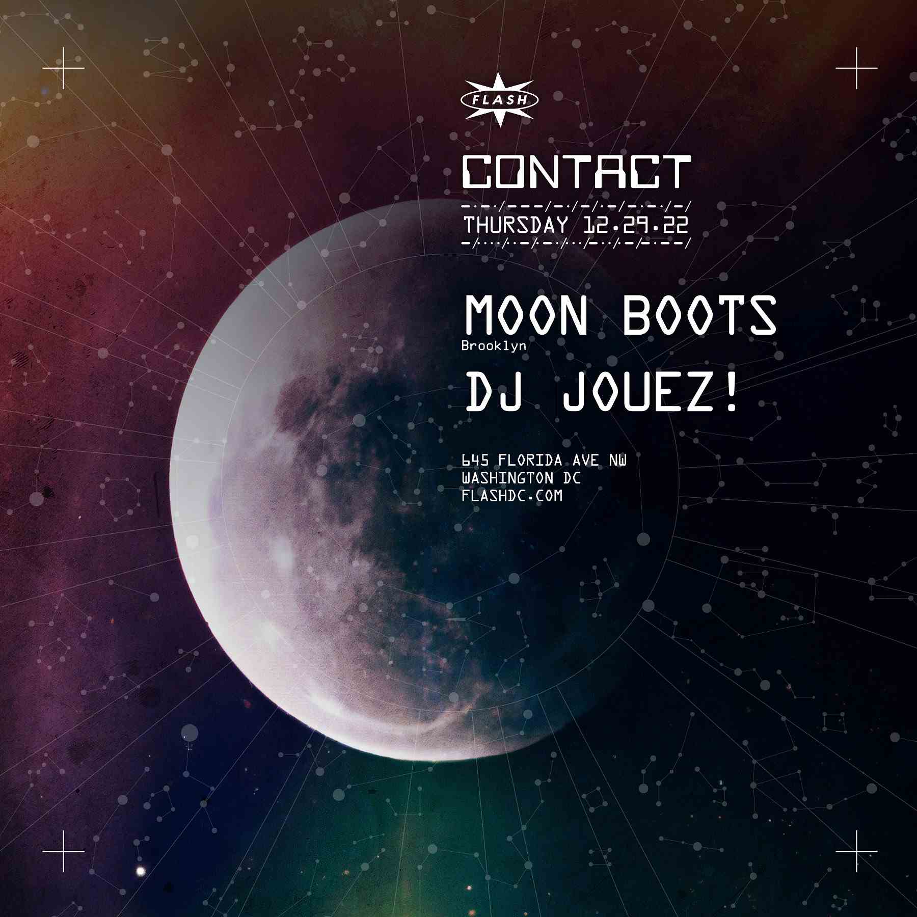 Event image for CONTACT: Moon Boots - DJ Jouez!