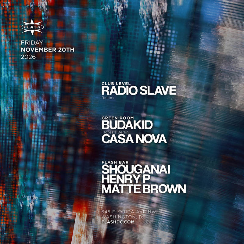 Radio Slave - Budakid event flyer